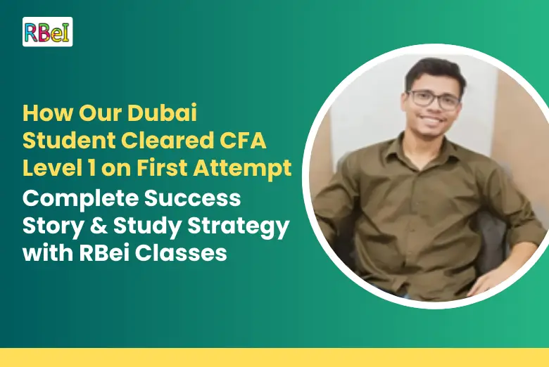 Dubai Student Cleared CFA Level 1